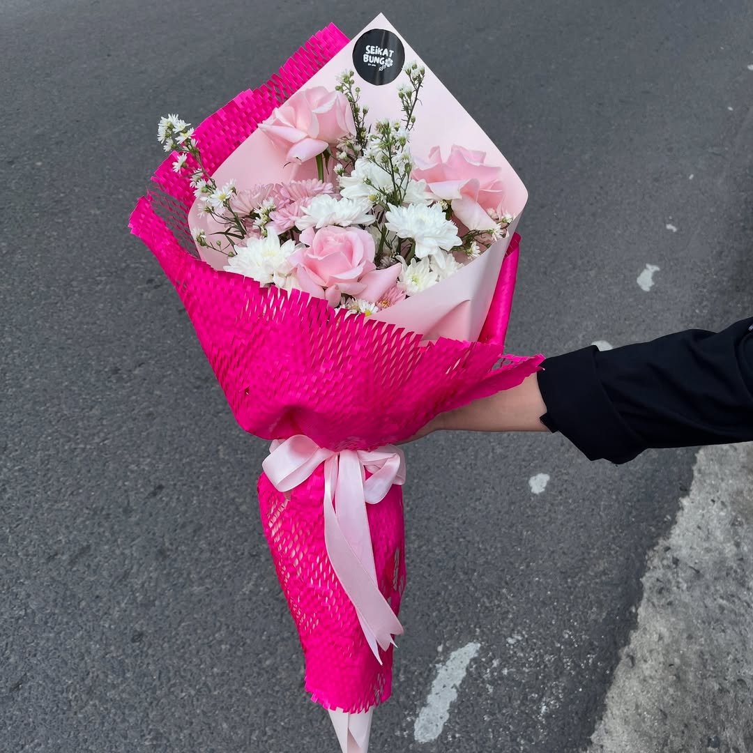 Pink Cone Bouquet