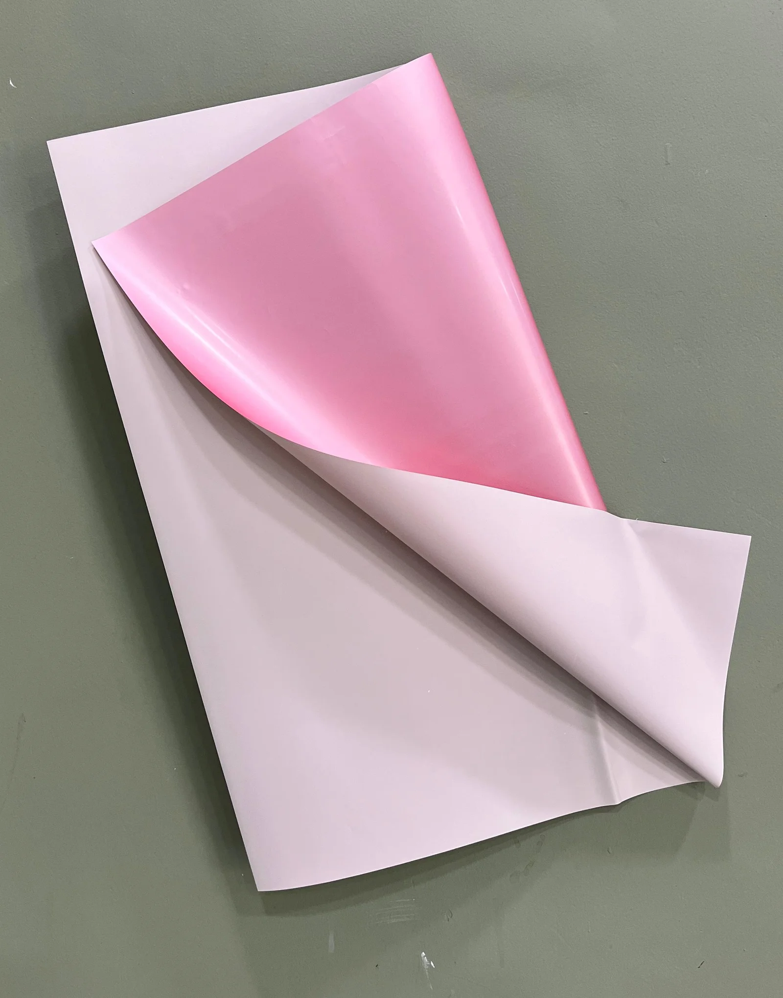 Kertas Bunga Cellophane Rose Gold Double Cream