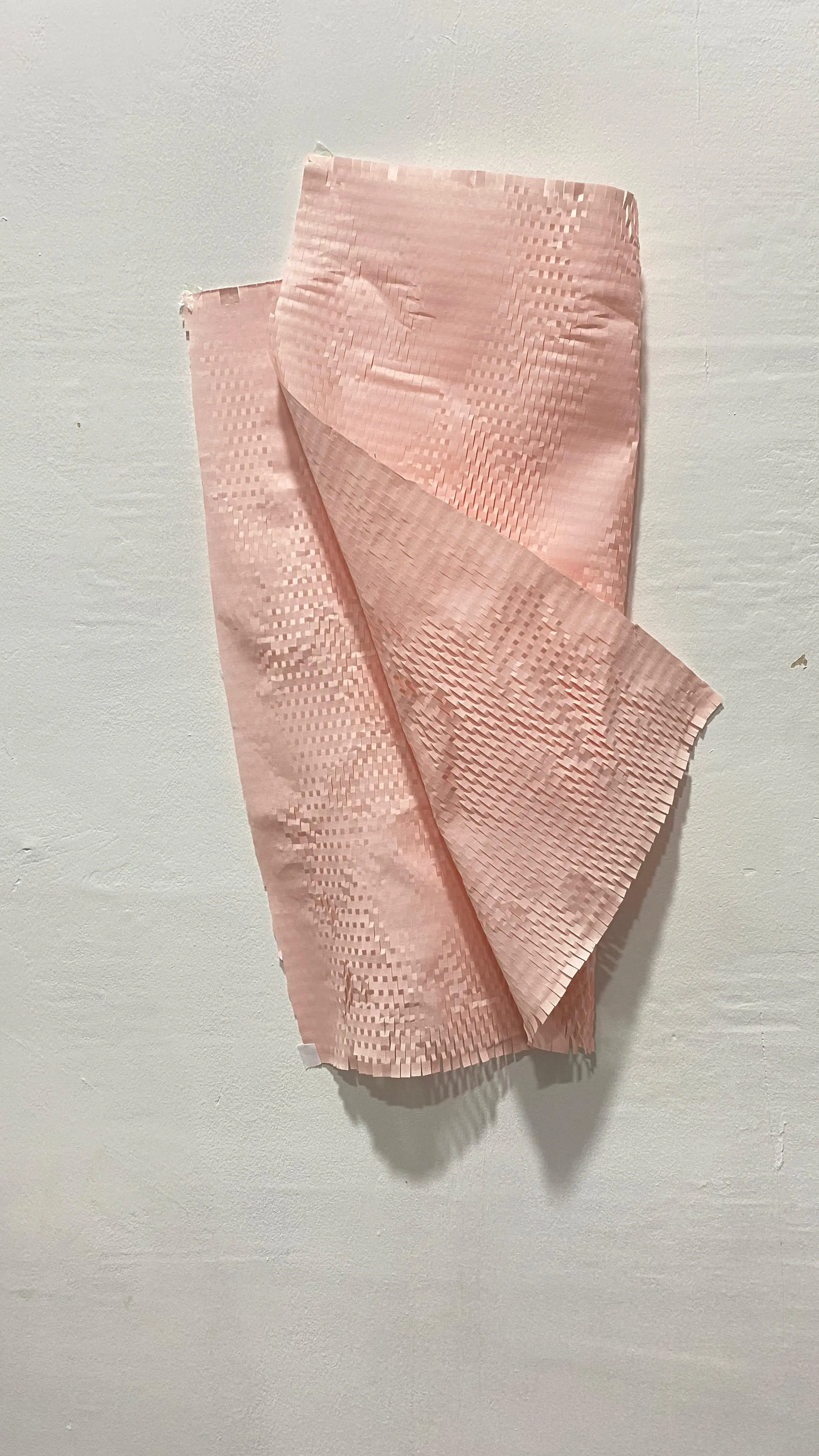 Kertas Bunga Cellophane Jaring Pink Soft