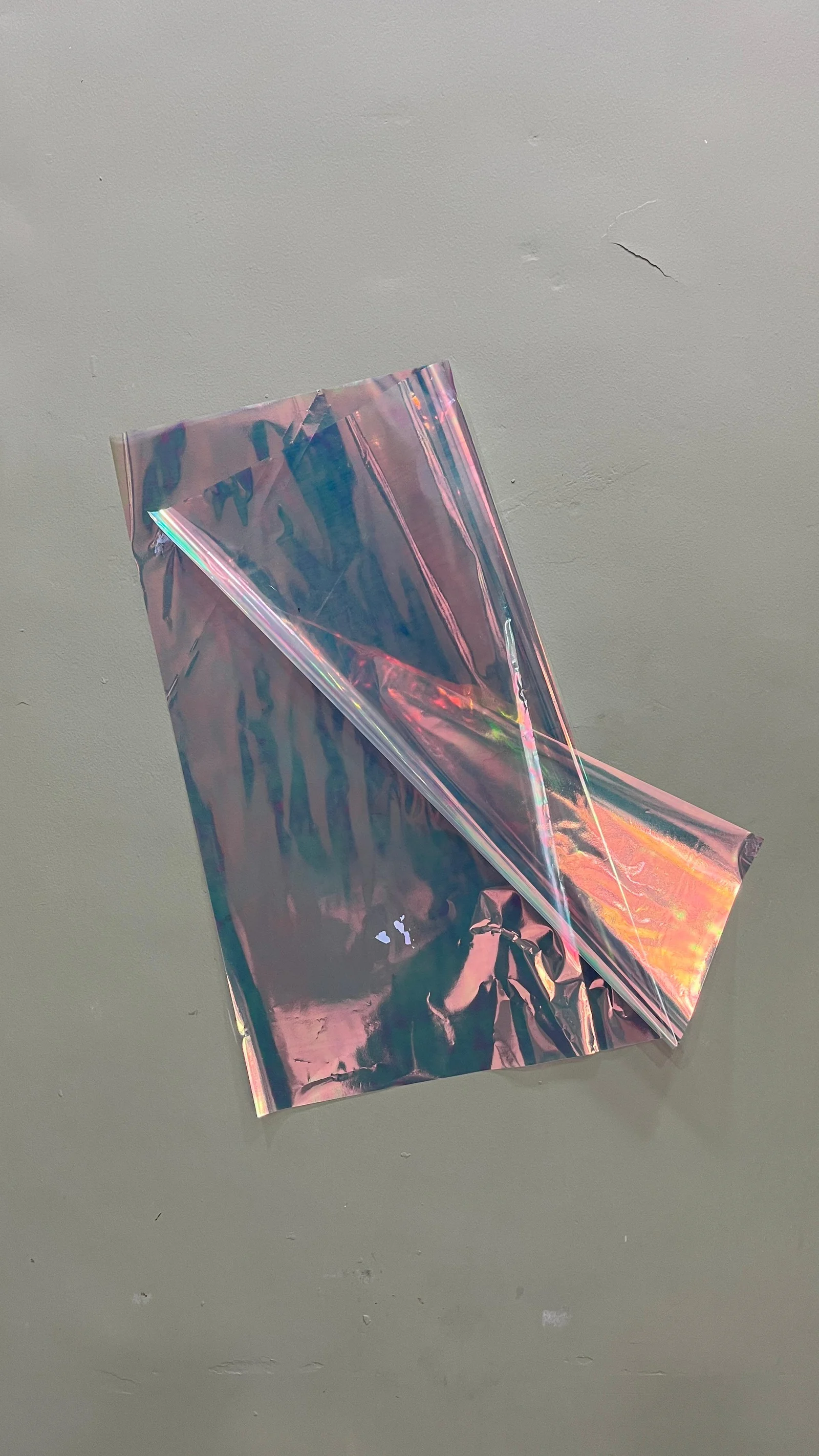 Kertas Bunga Cellophane Bening Hologram